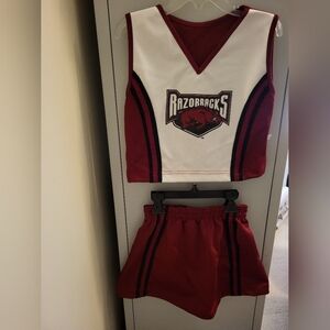 Kids Arkansas Razorback Cheer Uniform